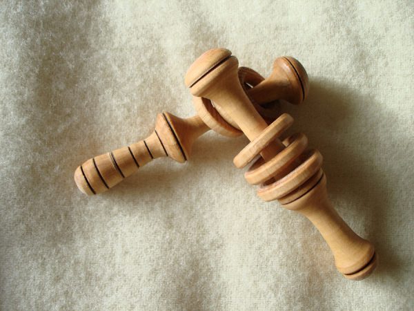 Wooden Baby Rattles