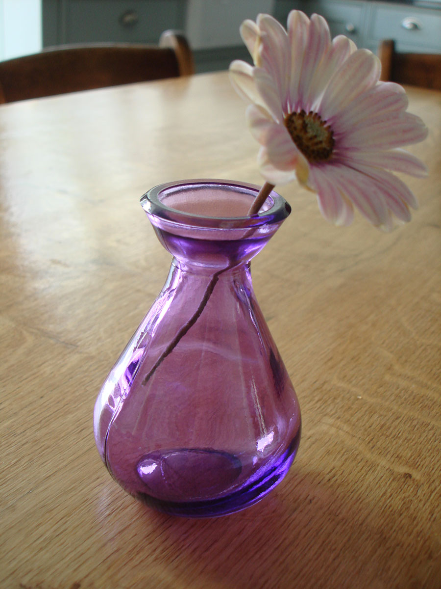 Coloured Recycled Glass Bud Vases (set of 3) 4 Natural Simplicity