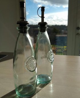 Recycled Glass Oil Pourer